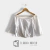 Cropped cambraia branco Claudia Rabelo