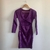 Vestido roxo canelado - comprar online