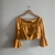 Cropped amarelo Cores Mel - comprar online