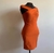 Vestido canoa cenoura Diferentona na internet