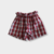 Short xadrez vermelho NOVO