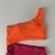 Maiô laranja e pink Shein na internet