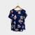 Blusa royal floral Van Heusen