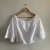 Cropped cambraia branco Claudia Rabelo