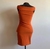 Vestido canoa cenoura Diferentona - loja online