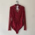 Body M&S vinho rendado tule manga longa tira gola - comprar online