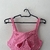 Cropped Shein rosa chiclete canelado decotado c/ aro na internet