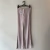 Calça flare Coinage rosa bebê tricot acetinado - comprar online