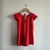Blusa Maybi vermelha manga dupla babado - comprar online