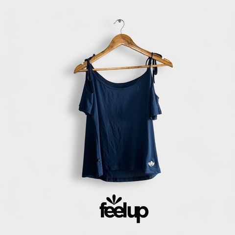Blusa fitness azul marinho Fell Up
