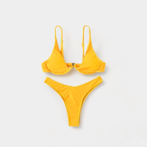 Combo biquíni amarelo