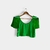 Cropped verde listra lateral Dress To - comprar online