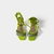 Rasteira verde tiras amarração Norat Shoes NOVA