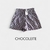 Short Chocoleite losangos lilás clochard NOVO