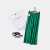 Calça JV verde c/ elástico cintura bolsos frontais