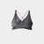 Top fitness DLK cinza mescla alça rosa transpassado - comprar online