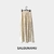 Saia longa Salgunamu renda off forro short fenda frontal - comprar online