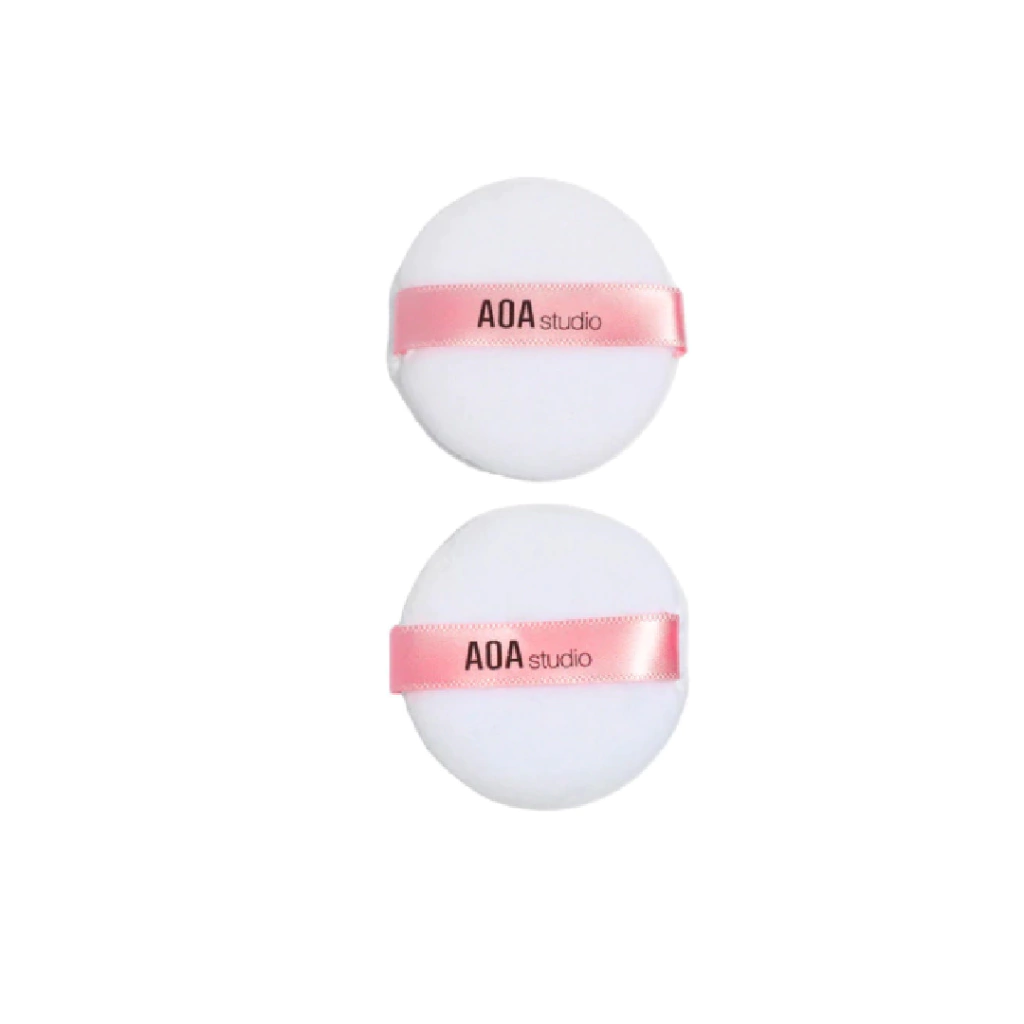 AOA STUDIO - COTTON PUFF (PAR DE 2)