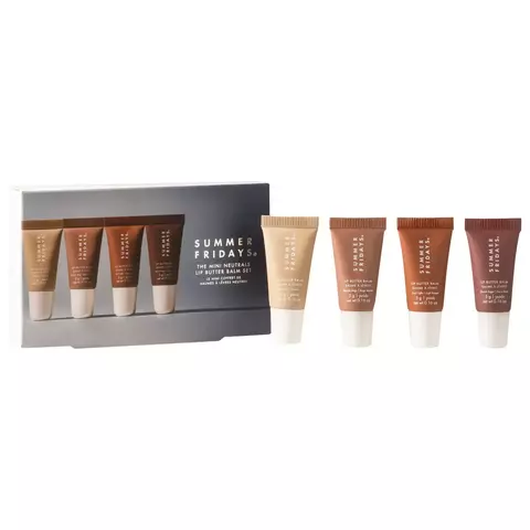 SUMMER FRIDAYS - THE MINI NEUTRALS LIP BUTTER BALM SET