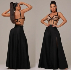 Calça pantalona Tayla preta