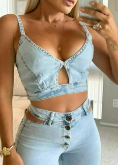 Cropped jeans