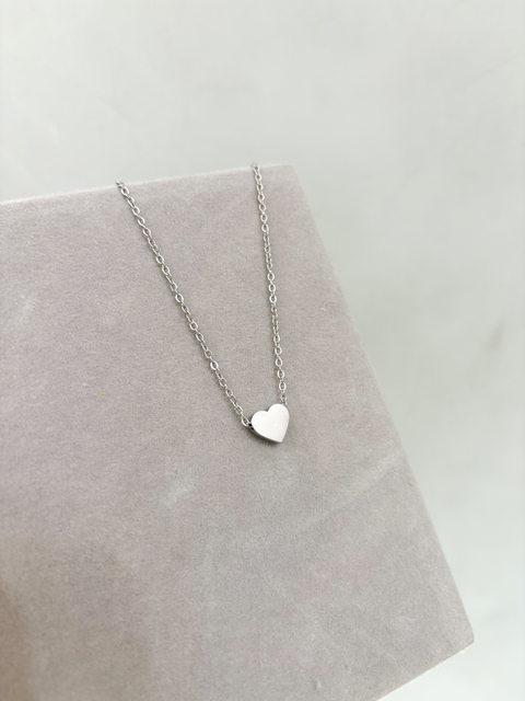Colar Coração em aço inox