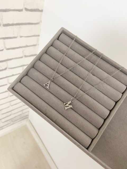 Colar de Inicial- Personalizado em aço inoxidável - comprar online