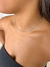 Choker Singapura em aço inox - loja online