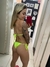 Amarelo Neon Calcinha de Lacinho + Top Cortininha - Ana Lu Biquínis