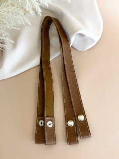 Alça de Ombro 2,0cm em Couro Caramelo na internet