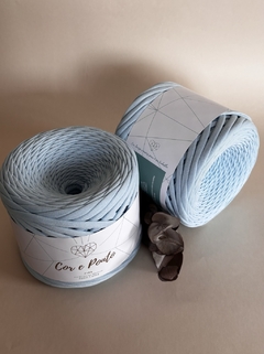 Fio de malha Premium 25mm - Azul claro 400g - comprar online