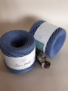 Fio de malha Premium 25mm - Azul jeans 400g - comprar online
