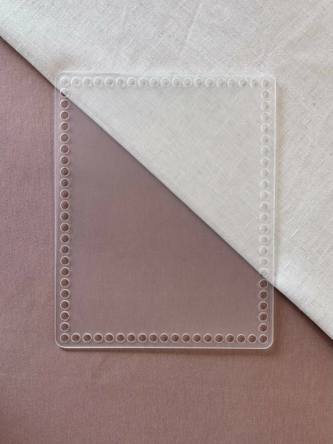 Base em acrílico Retangular 28x22cm - comprar online