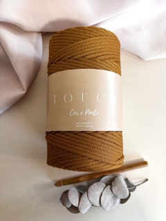 Fio Touch 5mm Caramelo - 100% Poliester