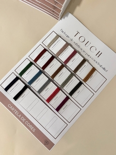Cartela de cores - Fio Touch - comprar online