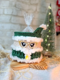 Kit 3 Porta Panetone Mamãe Noel - comprar online