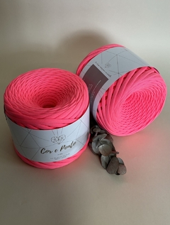 Fio de malha Premium 36mm - Rosa neon 500g - comprar online