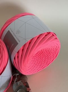 Fio de malha Premium 36mm - Rosa neon 500g