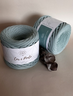 Fio de malha Premium 25mm - Verde chá 400g - comprar online