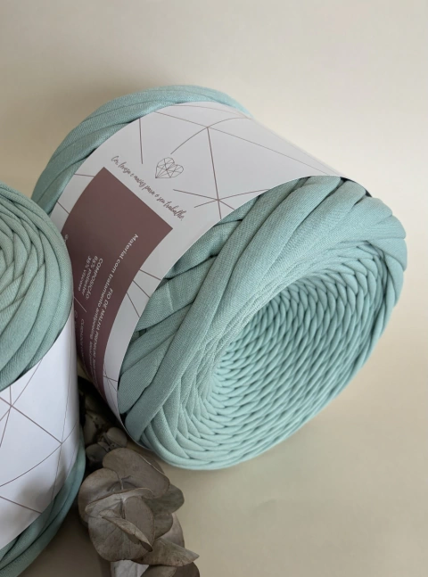 Fio de malha Premium 36mm - Verde Chá 500g