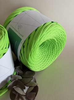 Fio de malha Premium 25mm - Verde neon 400g