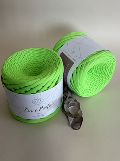 Fio de malha Premium 36mm - Verde neon 500g - comprar online