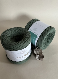 Fio de malha Premium 25mm - Verde oliva 400g - comprar online