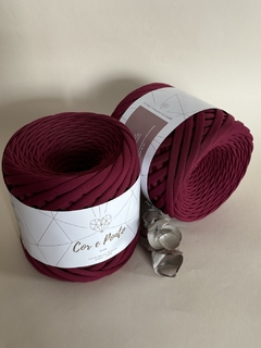 Fio de malha Premium 36mm - Vinho 500g - comprar online