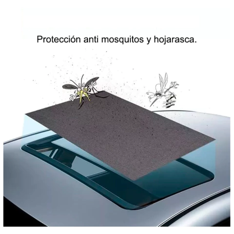 Cortina Cubre Sol Techo Auto Magnetica