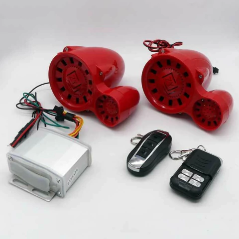 Kit De Audio Para Moto Con Potenciaparlantes Control Remoto