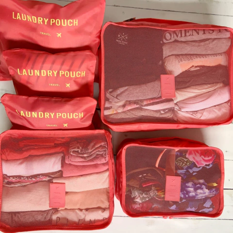 SET ORGANIZADOR DE VIAJE PARA VALIJAS X 6 - comprar online