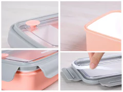 LUNCHERA CON DOS DIVISIONES DESMONTABLE CON CUBIERTO - tienda online