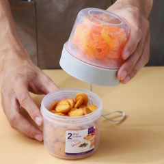 CONTENEDOR DOBLE PARA ALIMENTOS en internet