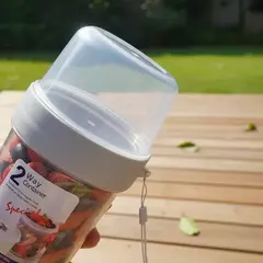 CONTENEDOR DOBLE PARA ALIMENTOS - Tienda Mamá Ahorro